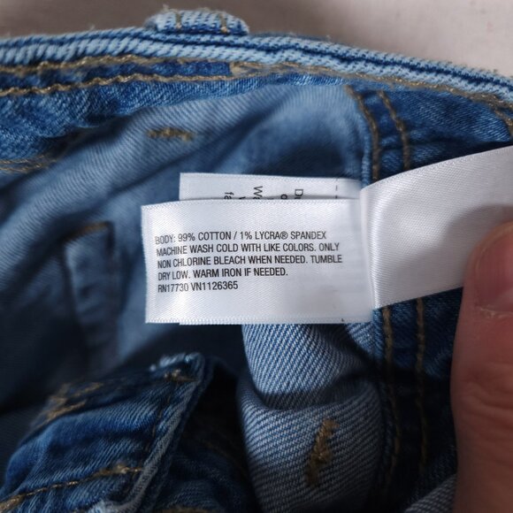 Universal Thread Denim Bib Overalls Womens 12 Jeans Wide Leg Countrycore Work - Picture 14 of 16